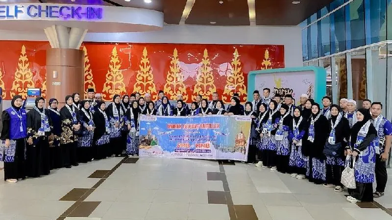 48 Jamaah umrah MMB diberangkatkan dari Pekanbaru